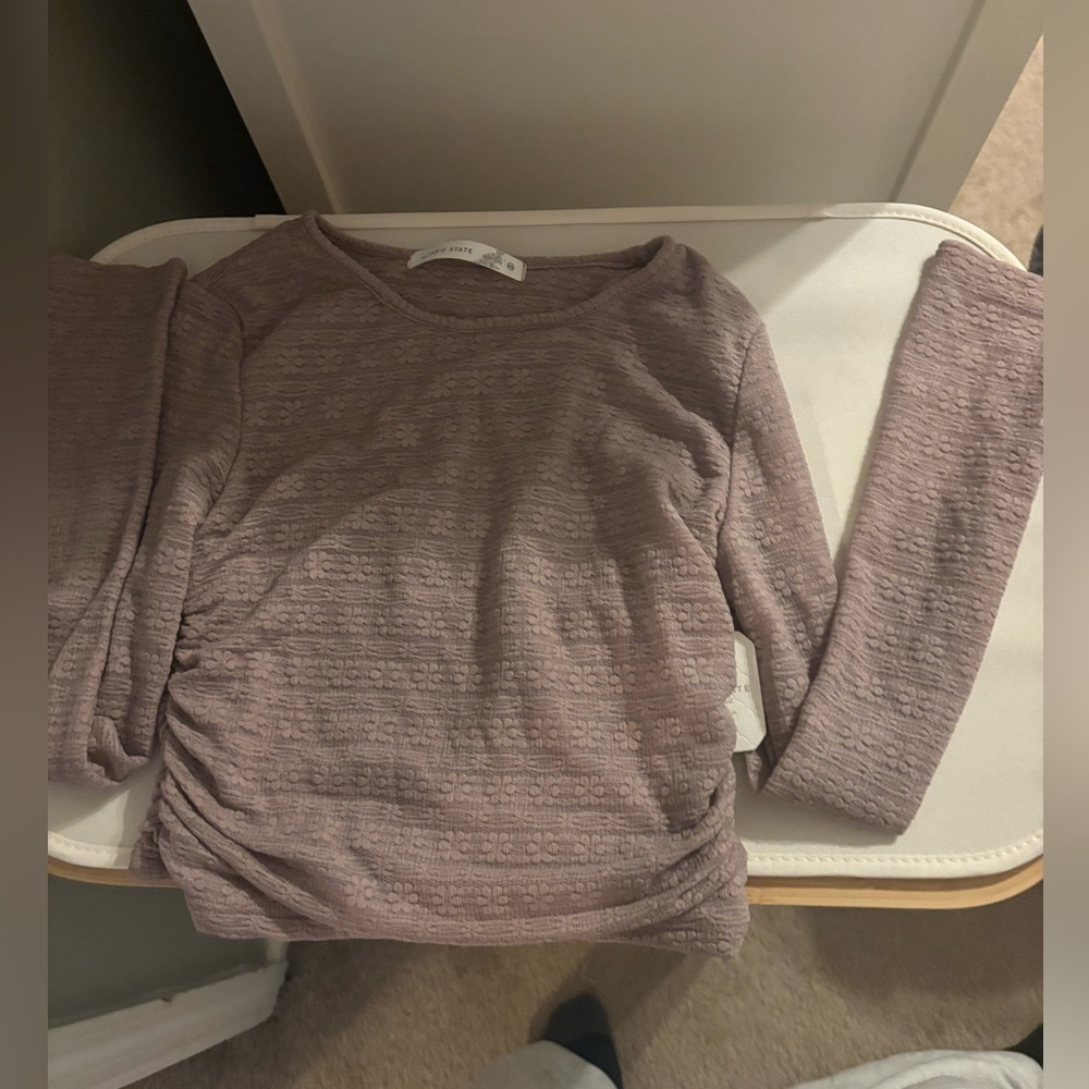 Altar'd State Mauve Crop Top